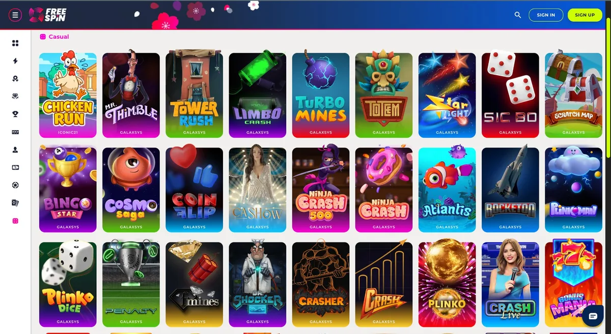 Free Spin Casino RNG card games for Florida players — Blackjack, Baccarat, Dragon Tiger